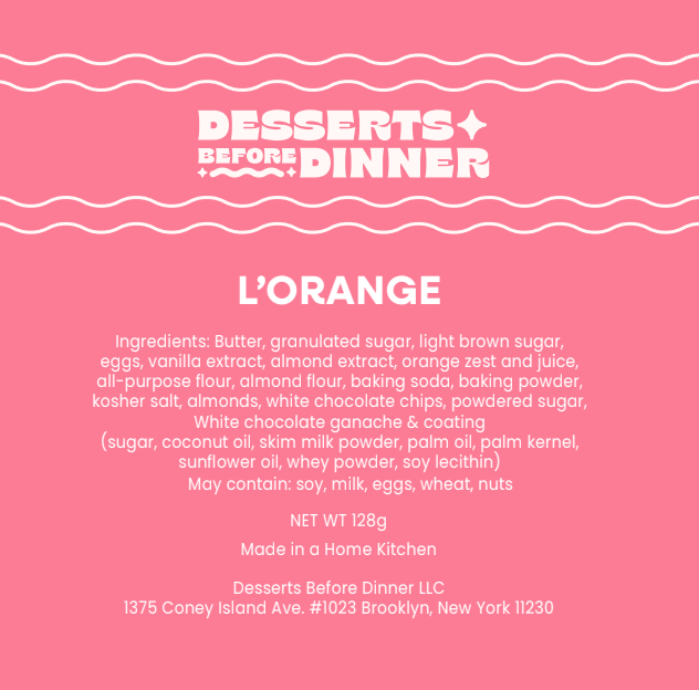 L'Orange Cookie