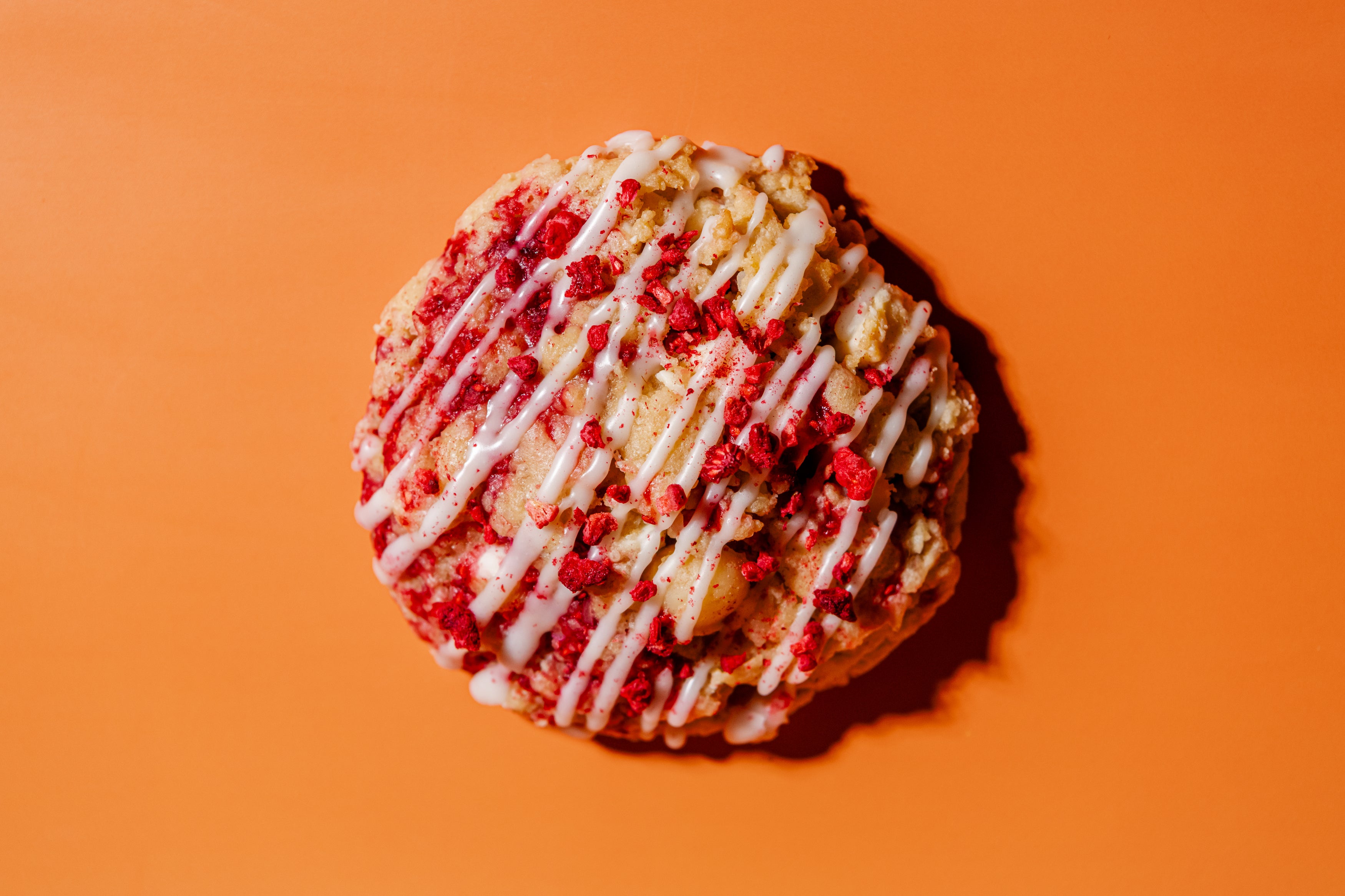 Raspberry White Chocolate Macadamia Cookie